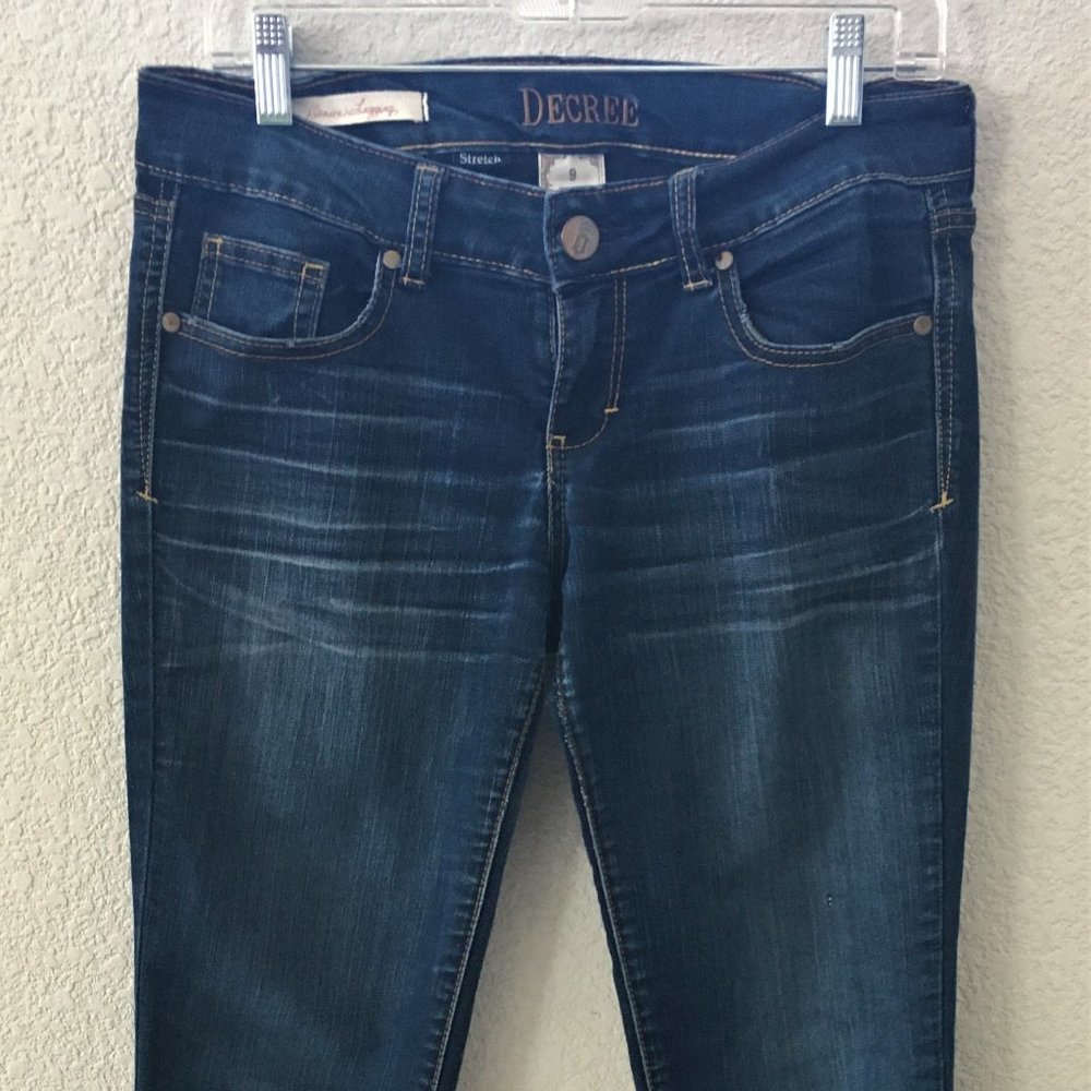 DECREE DENIM LEGGINGS SZ 9